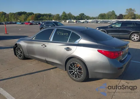2015 Infiniti Q50 из США, поврежденный, VIN JN1BV7AR5FM420051